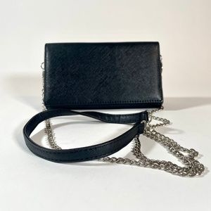 Matte Black Leather Convertible Women's Purse